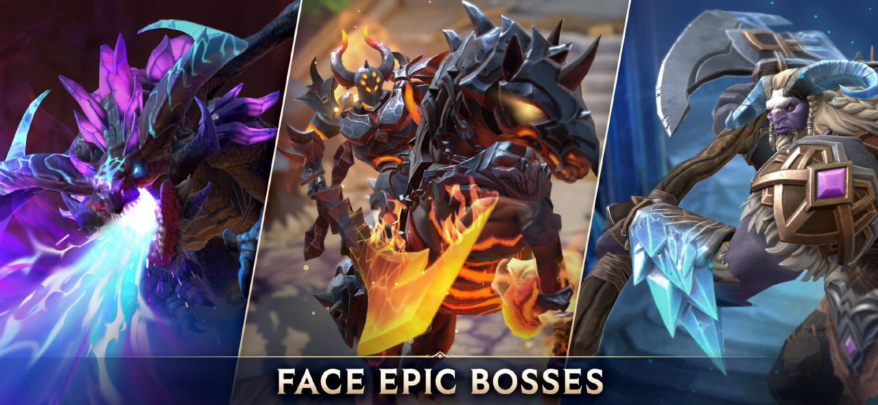 Face epic bosses