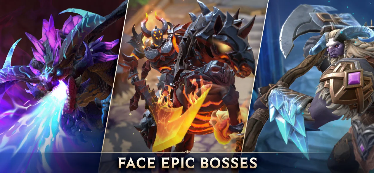 Face epic bosses